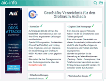 Tablet Screenshot of aic-info.de
